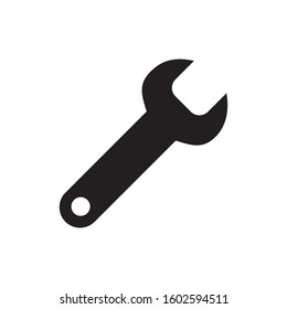 wrench icon, setting icon, glyph style