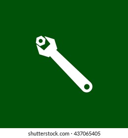 wrench icon. wrench sign