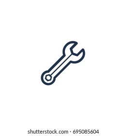 wrench icon. sign design