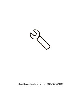 wrench icon. sign design
