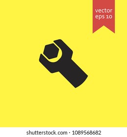 wrench. wrench icon. sign design. Vector EPS 10.