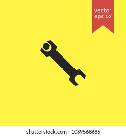 wrench. wrench icon. sign design. Vector EPS 10.