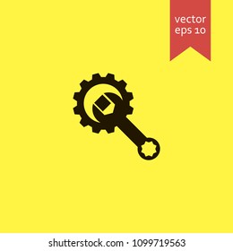 wrench. wrench icon. sign design. Vector EPS 10.