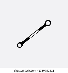 wrench icon sign signifier vector