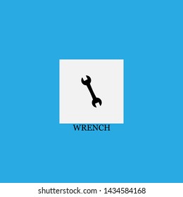 wrench icon sign signifier vector