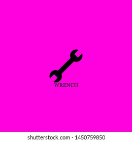 wrench icon sign signifier vector