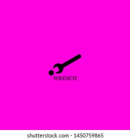wrench icon sign signifier vector