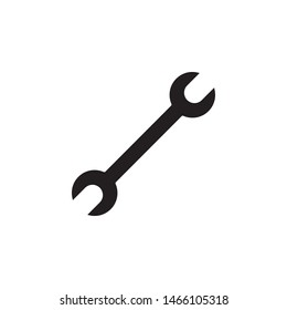 Wrench icon. Simple glyph, flat vector of construction tools icons for ui and ux, website or mobile application
