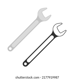 Icono de llave en estilo simple. Símbolo de español para el diseño de tu sitio web, aplicación o interfaz de usuario. Vector eps 10.