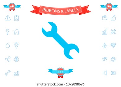 Wrench icon symbol