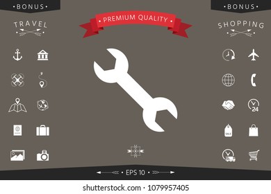 Wrench icon symbol