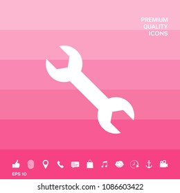 Wrench icon symbol
