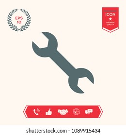 Wrench icon symbol