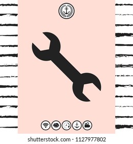 Wrench icon symbol