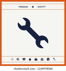 Wrench icon symbol