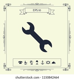 Wrench icon symbol