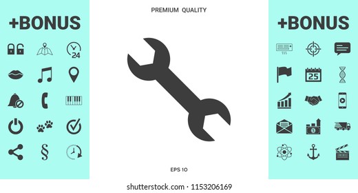 Wrench icon symbol