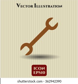 Wrench icon or symbol