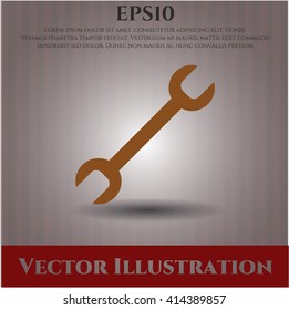 Wrench icon or symbol