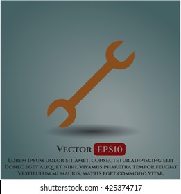 Wrench icon or symbol
