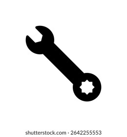 Wrench icon symbol for apps and websites. repair icon. tools sign and symbol