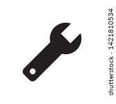 wrench icon symbol sign, logo template, vector, eps 10