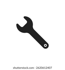 wrench icon. wrench Symbol sign for mobile concept and web design. Vector icon, Logo illustration, Vector graphics