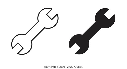 Símbolo de icono de llave. Vector EPS 10. icono de línea y glifo