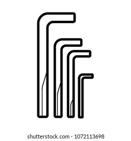 wrench icon vector