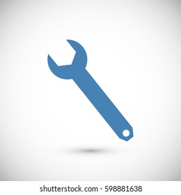 wrench icon, vector best flat icon, EPS