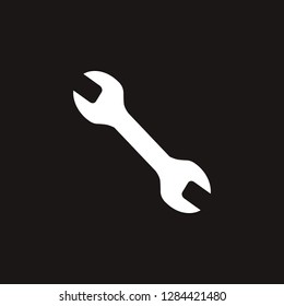 wrench icon. wrench vector design. sign design