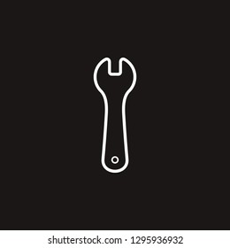 wrench icon. wrench vector design. sign design