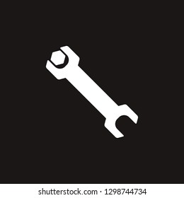 wrench icon. wrench vector design. sign design