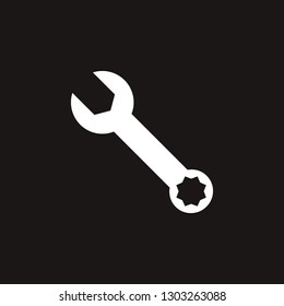 wrench icon. wrench vector design. Sign design. Vector design. Logo. Vector illustration
