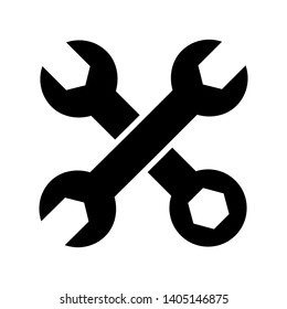 wrench icon vector design template