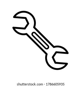 Wrench icon vector design template