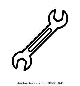 Wrench icon vector design template