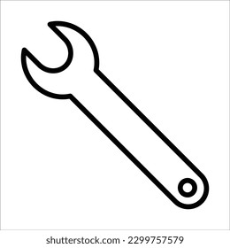 wrench icon vector design template