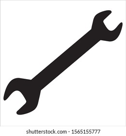 Wrench icon, vector, engineering equipment.