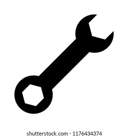 Wrench icon vector. EPS 10.