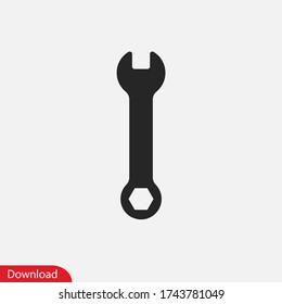 Wrench icon vector eps 10