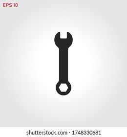 Pasos vectoriales de icono de llave 10