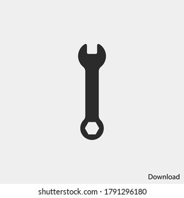 Pasos vectoriales de icono de llave 10