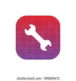 wrench icon. vector eps10 icon