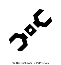 wrench icon. vector glyph icon for your website, mobile, presentation, and logo design.