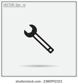 wrench icon , vector illustration
