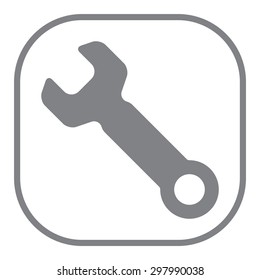 wrench icon , vector illustration