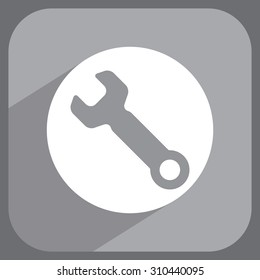 wrench icon , vector illustration