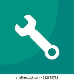 wrench icon , vector illustration