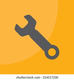 wrench icon , vector illustration